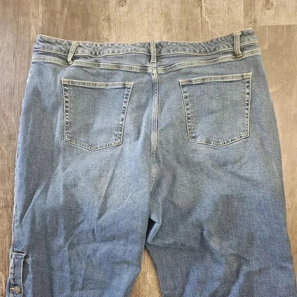 Nili Lotan‎ for Target High Rise Flare Wide Leg Jeans Size 20W/22W - Picture 7 of 7